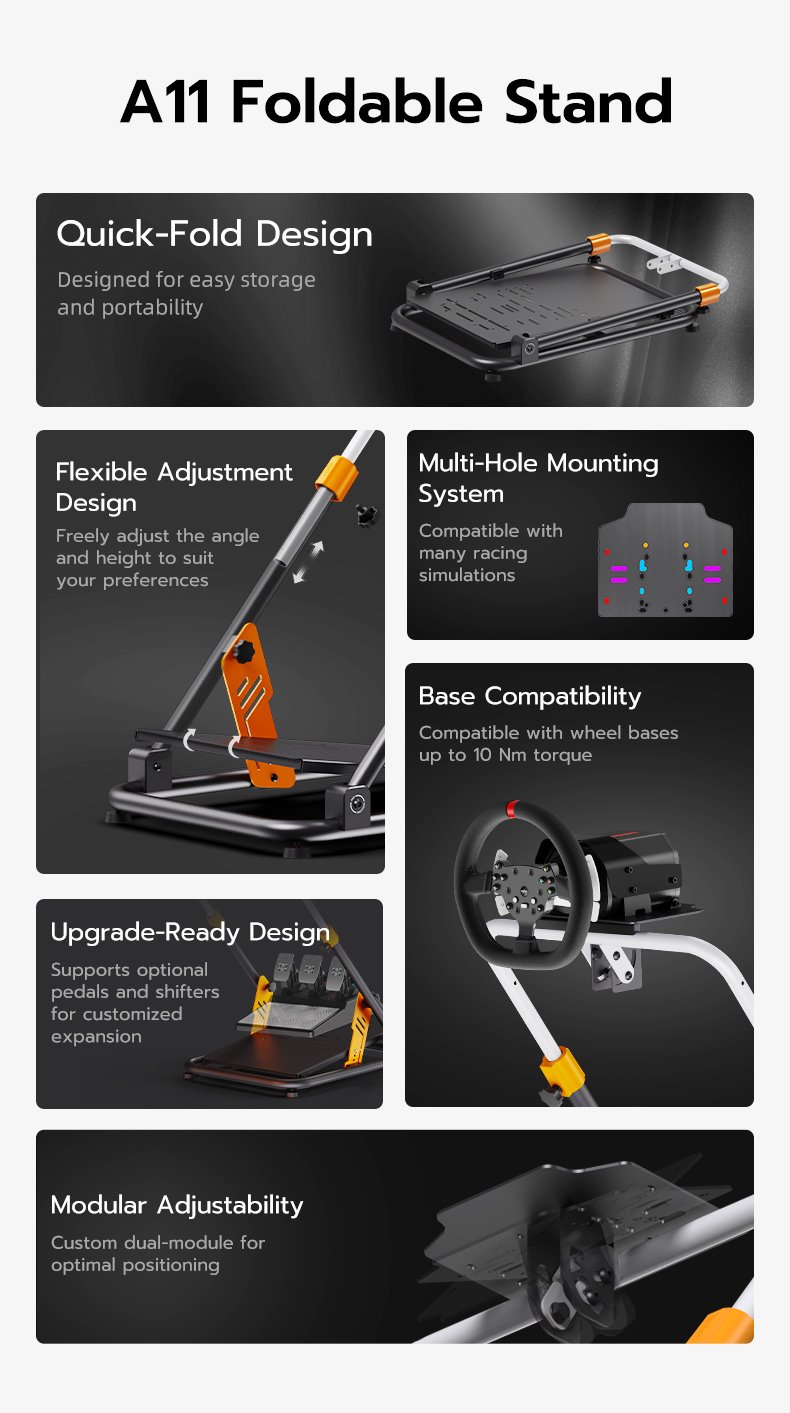 PXN-A11 Foldable Racing Wheel Stand
