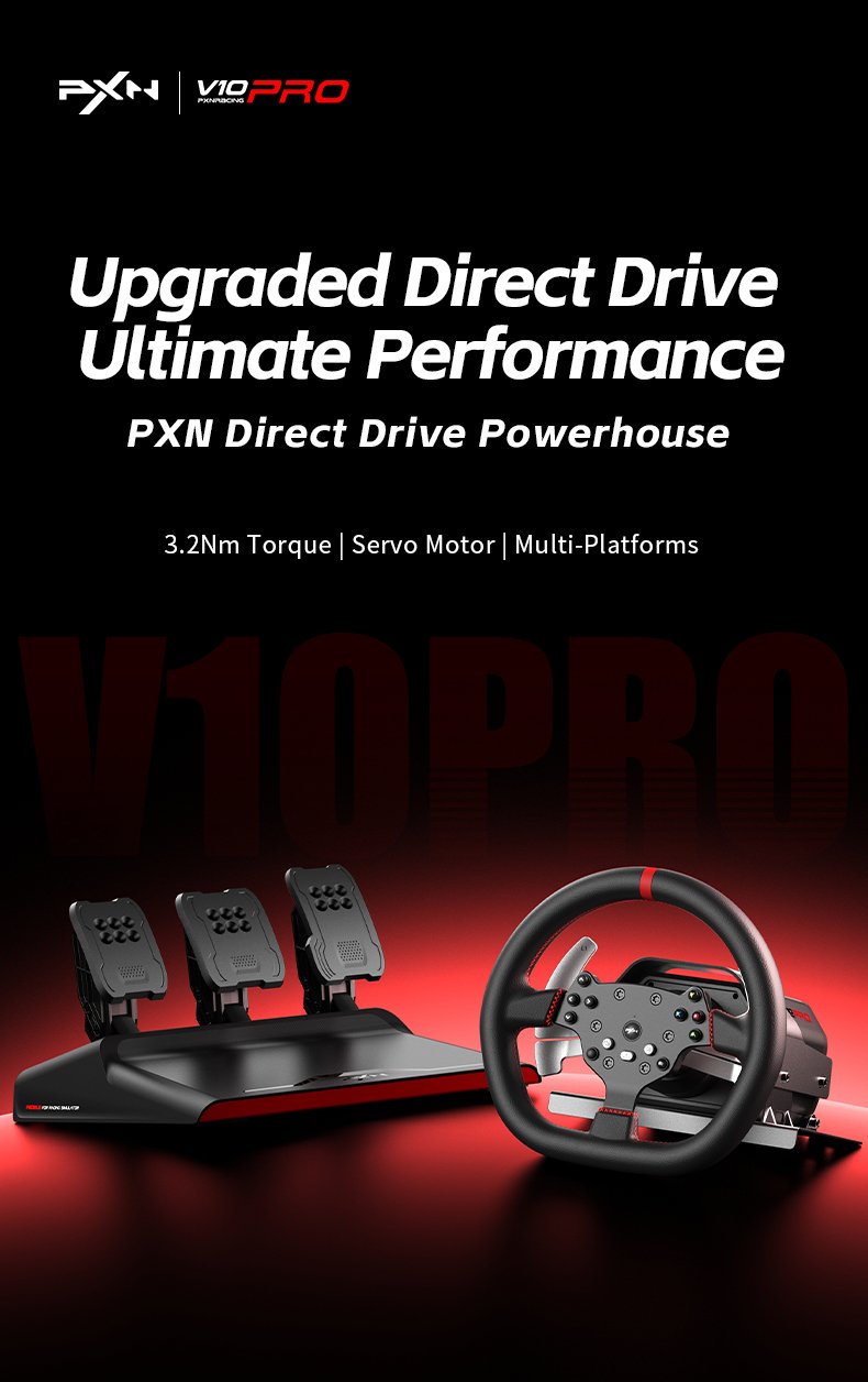 PXN-V10 Pro Entry DD Racing Simulator