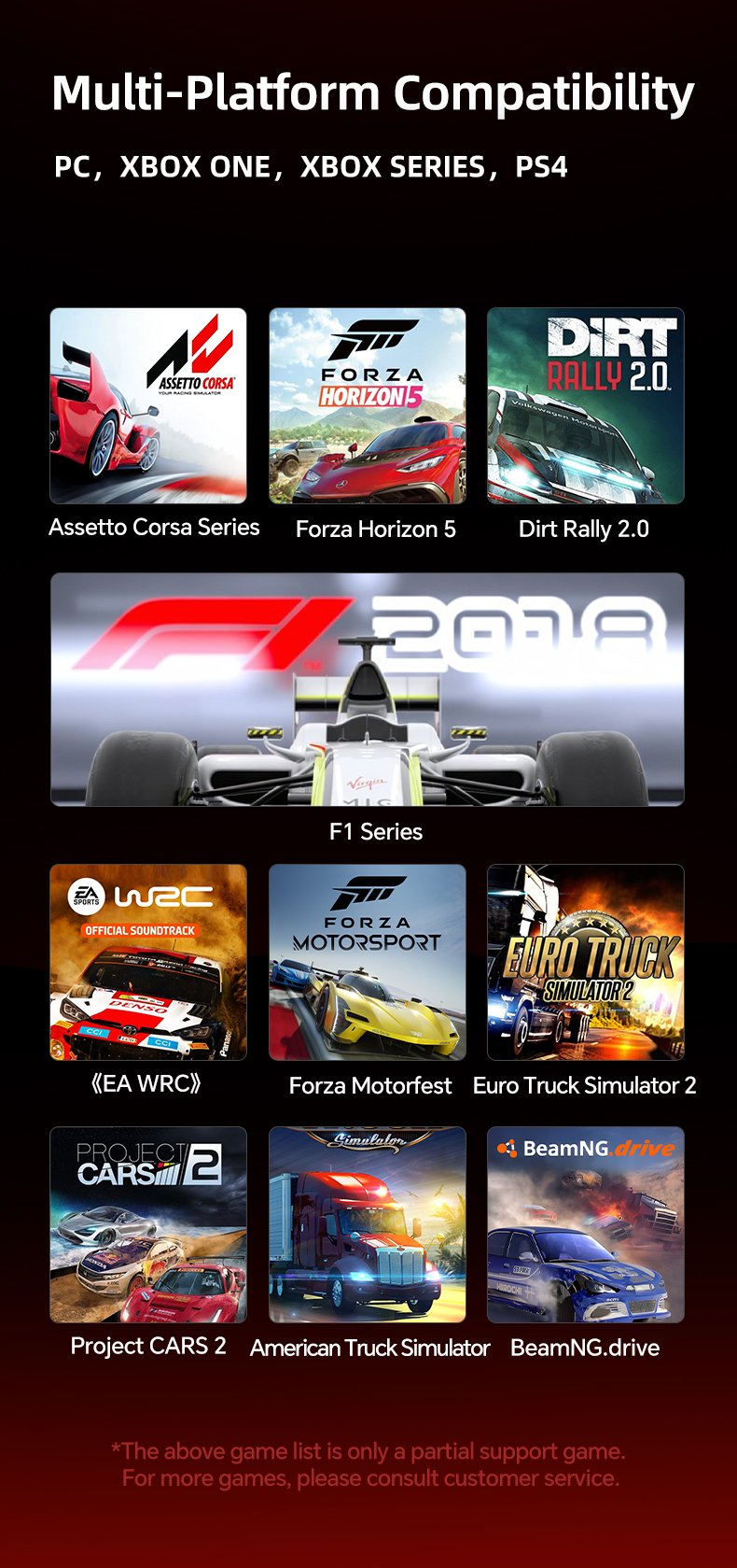 PXN-V10 Pro Entry DD Racing Simulator